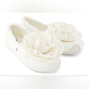 TOMS x Christian Cowan - 8.5 White Floral Alpargata